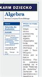 Mobile Screenshot of algebra.rezolwenta.eu.org